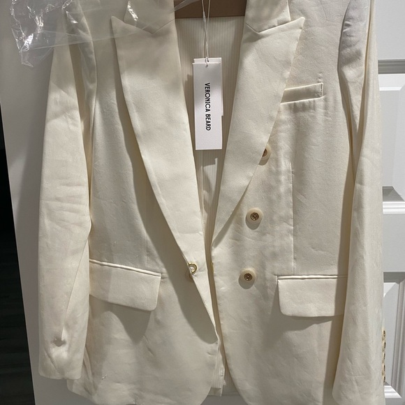 Women’s Veronica Beard Blazer; Dove; Size12; NEW - Picture 2 of 9